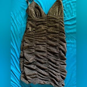 Black sparkly mini dress size extra small